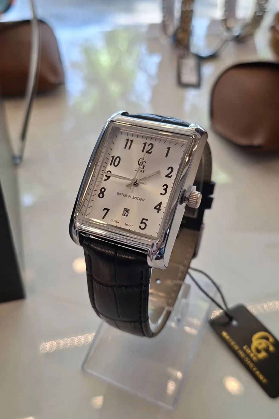 Relógio Prestige Classic Leather Black & Silver Cod 8888 | Definne