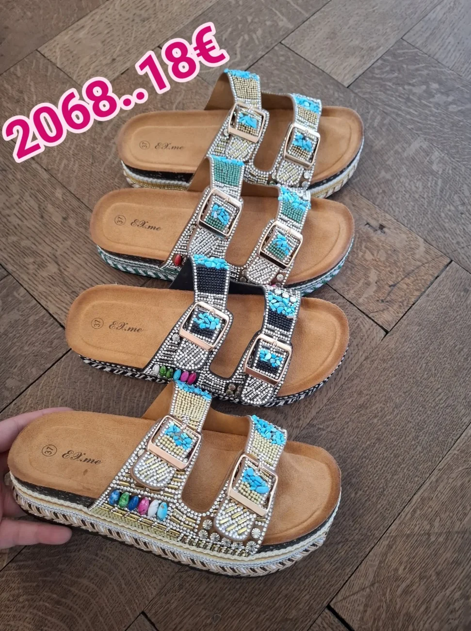 Pantoletten 2068 (3 Farben) Fallen kleiner aus! | Lieblings Schuhe 