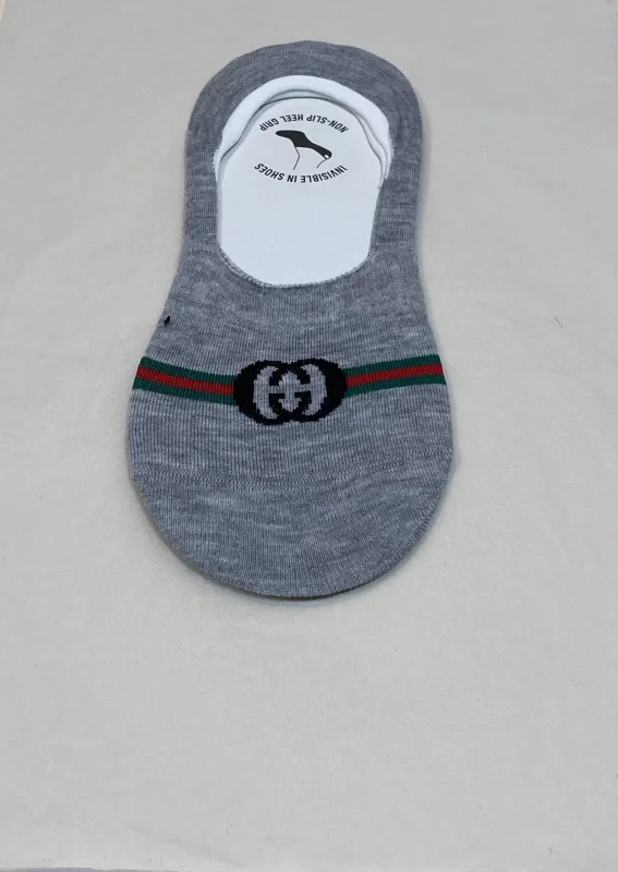 Gucci Firenze Invisible Socks Grey | MASSIMOLUXURYOUTLET