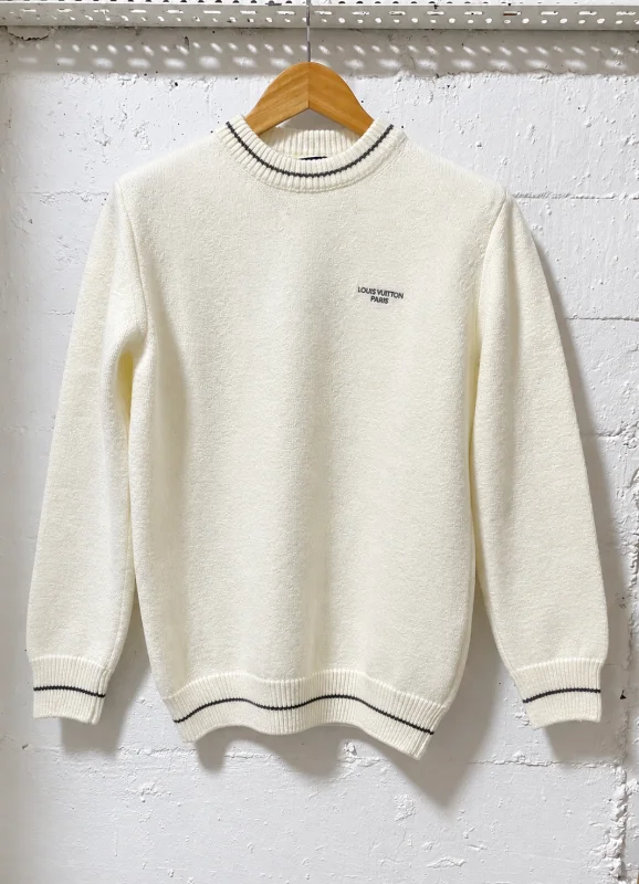 Louis Vuitton Knit Sweater Ivory White | 