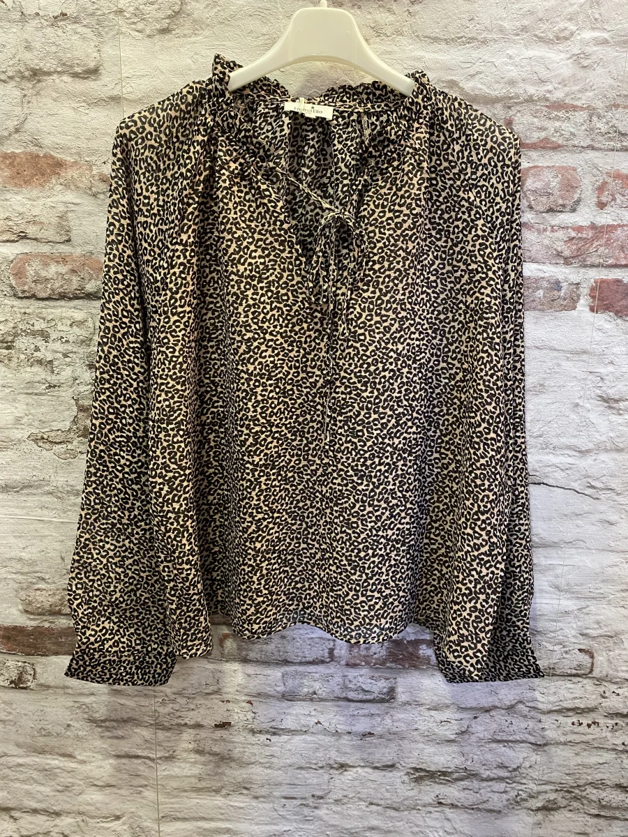 Blouse a col froncé | Jus de coco