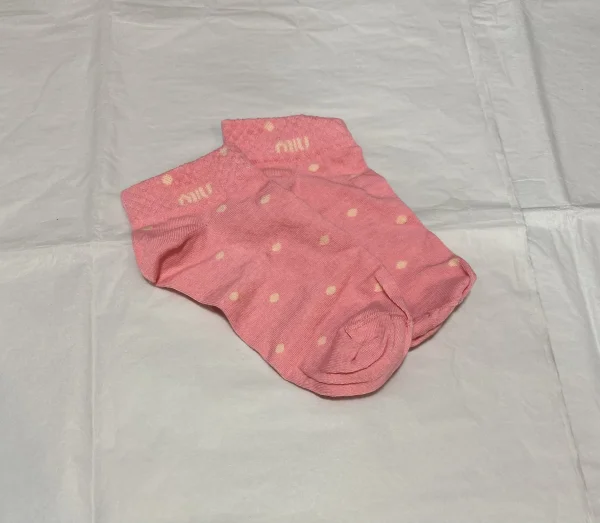 Miu Miu Women Sport Socks Rose | MASSIMOLUXURYOUTLET