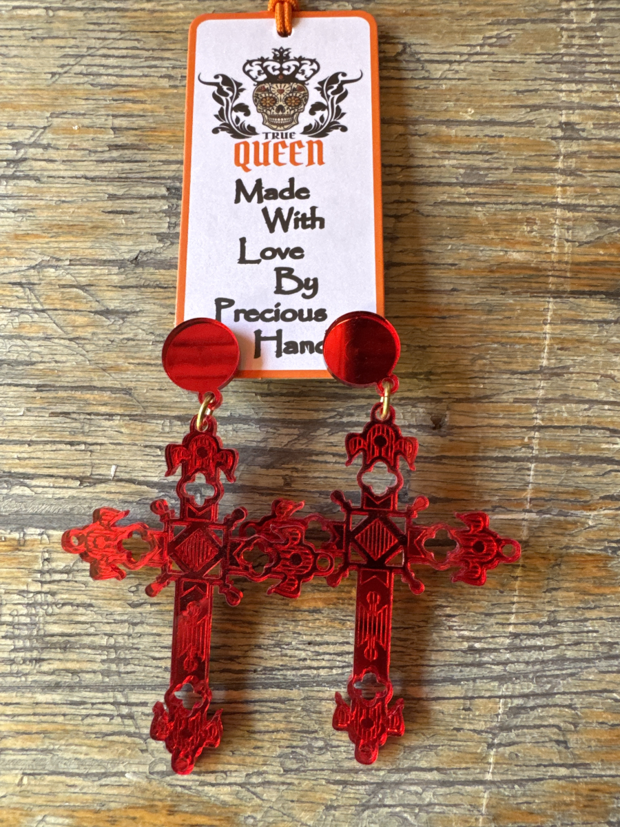 Earring Cross | TRUE QUEEN SWDN