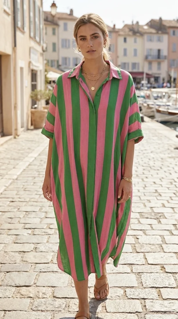 Robe chemise " maellia" 38 au 52 | Les Chics Filles by Sab 