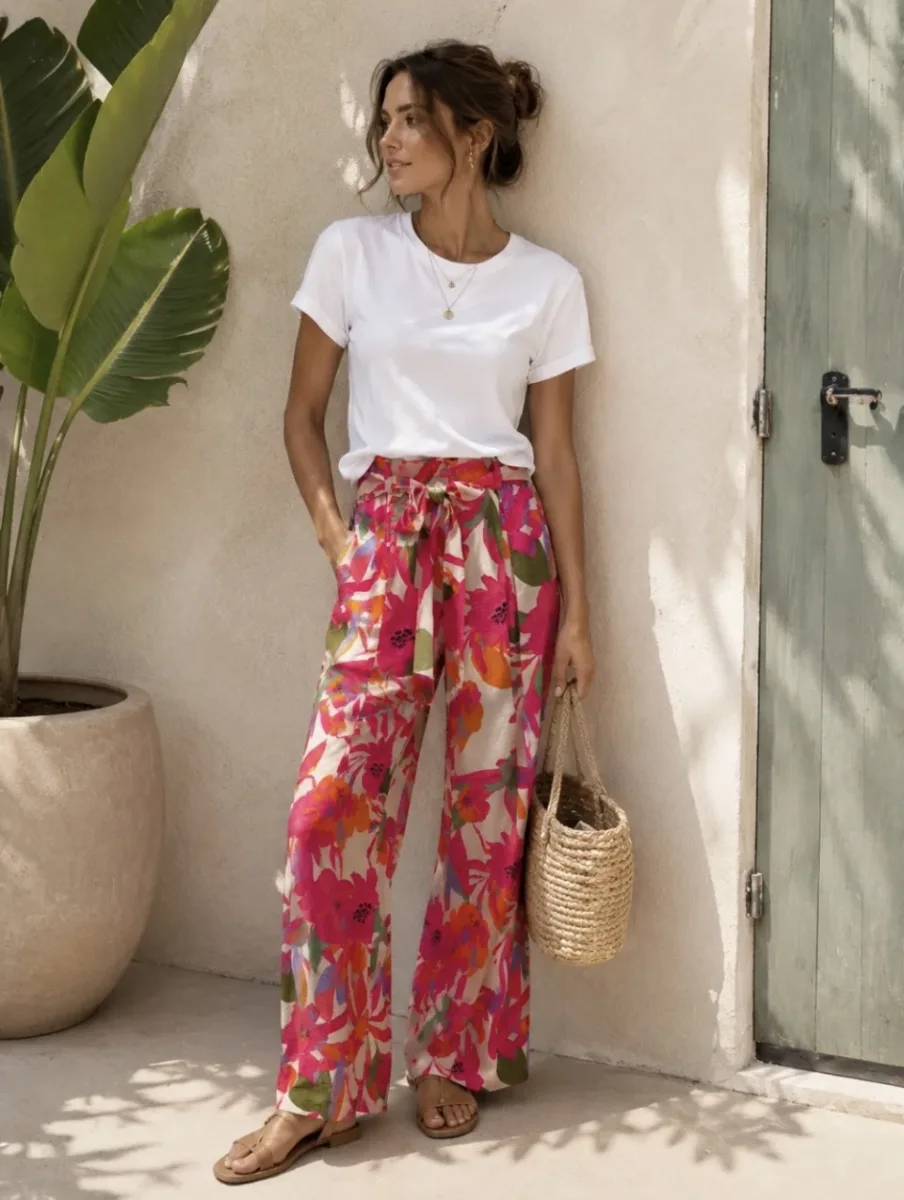 Pantalon fluide | Jus de coco 