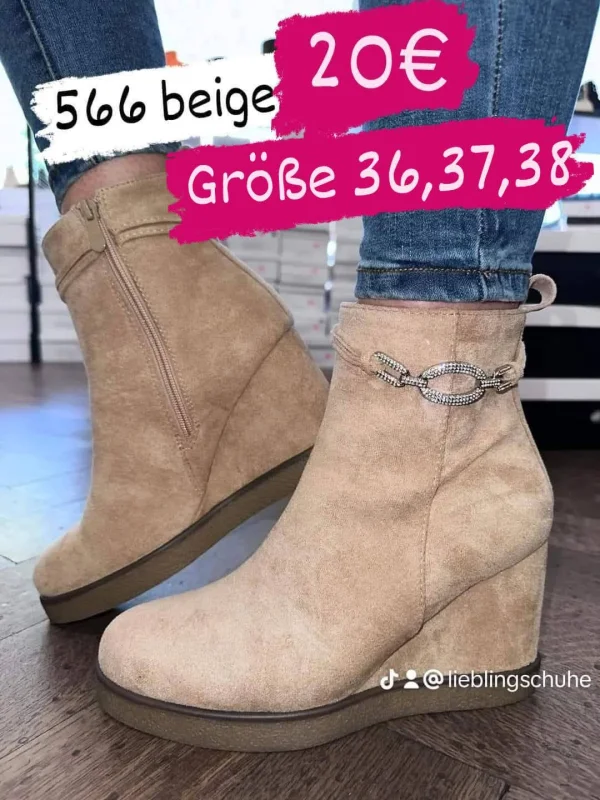 Stiefeletten Keilabsatz 566 | Lieblings Schuhe 