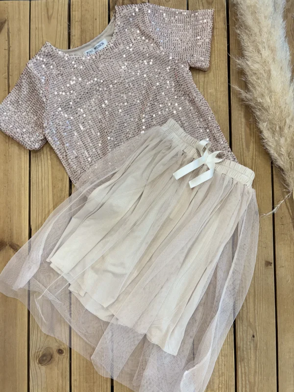 Jupe Iris beige en tulle | Lena in Love 