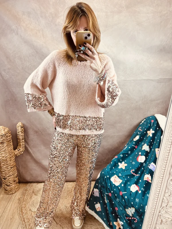 Pantalon Sequin New York | Les Bohémiennes Biganos