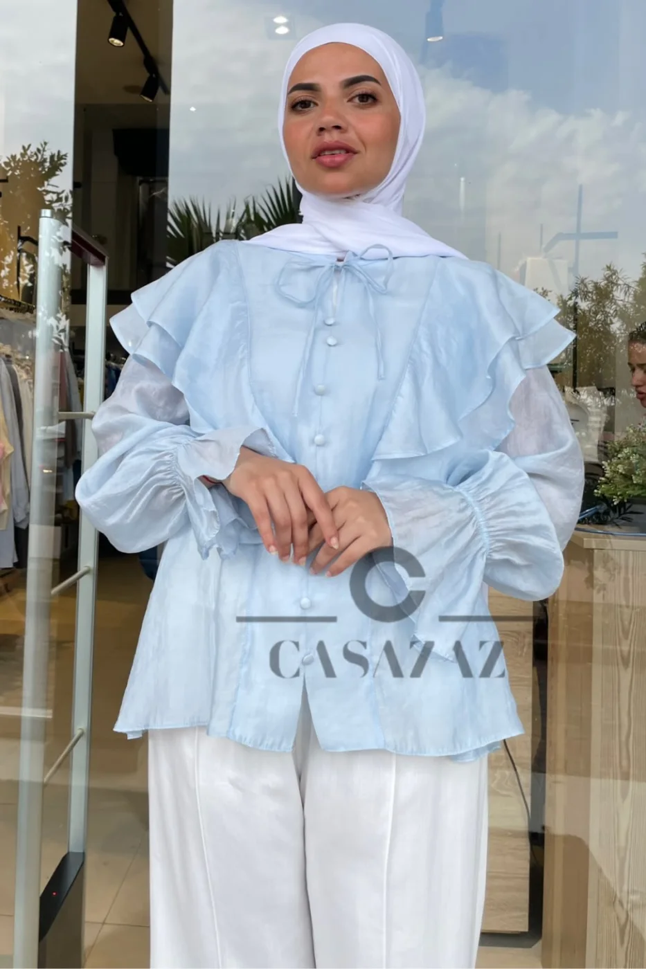 Chemise Volants Légère | CasaZaz