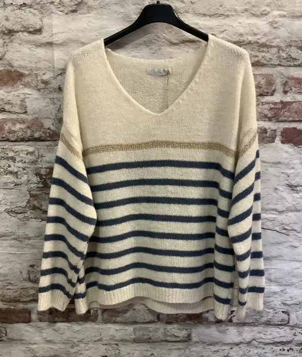 Pull rayé | Jus de coco 