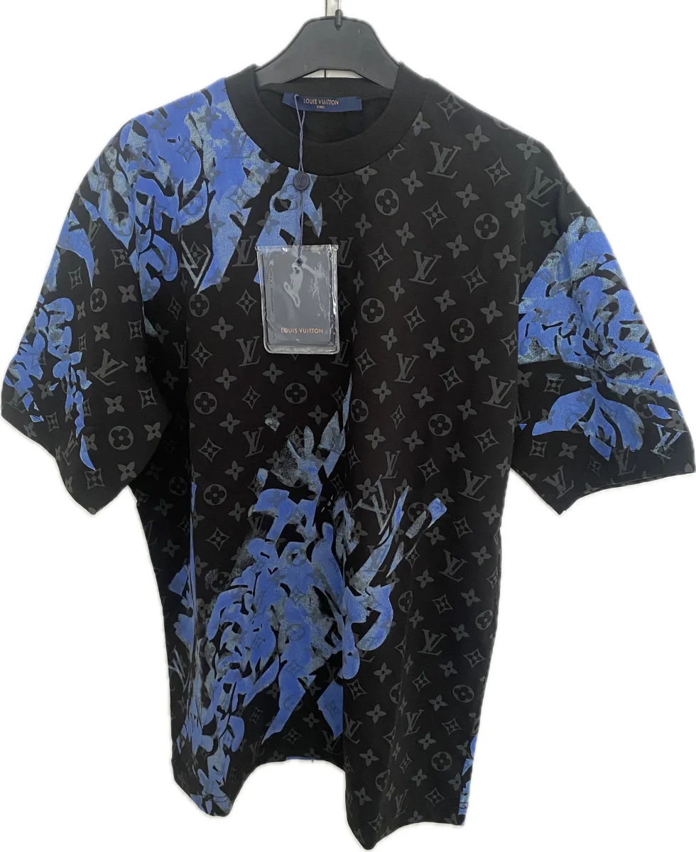Louis Vuitton T-Shirt Black Monogram  | MASSIMOLUXURYOUTLET