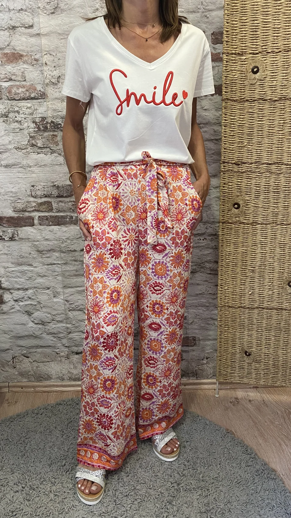 Pantalon fluide 5845-93 | Jus de coco 