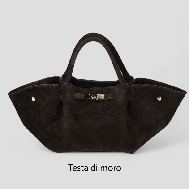 6075 - Borsa in camoscio  | Carvin Bags