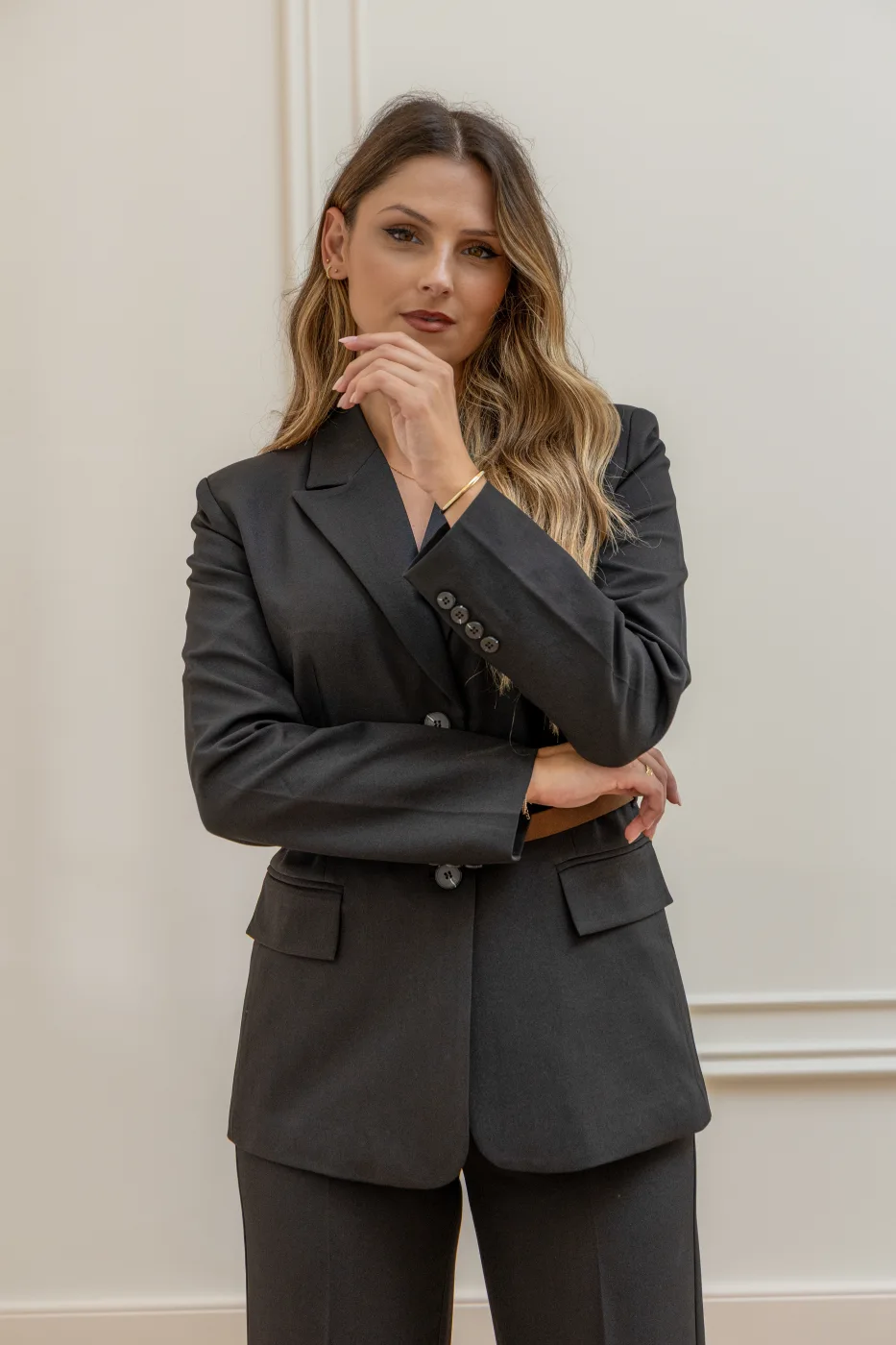 Fato com Cinto Moda Ana | Sublime Moda Feminina
