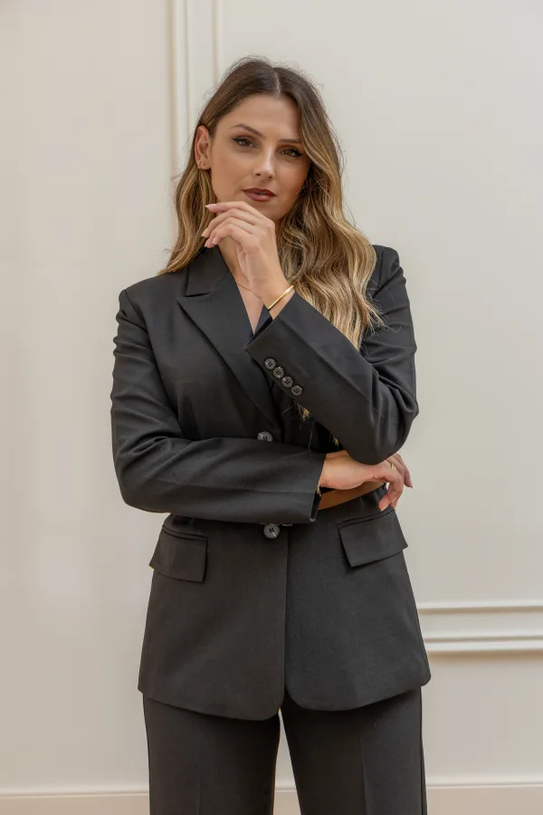 Fato com Cinto Moda Ana | Sublime Moda Feminina