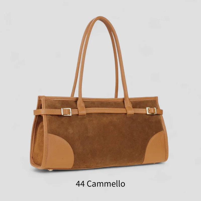 Borsa camoscio e pelle | Carvin Bags