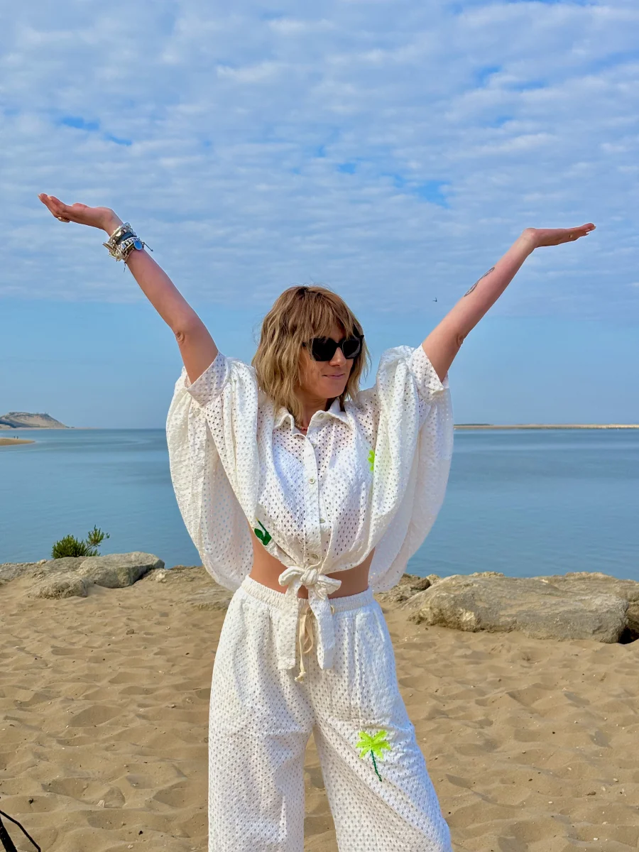 Blouse Broderie Boheme | Les Bohémiennes Biganos