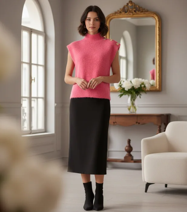 Truin Roos Zonder Mouwen | PONTE BONITA 