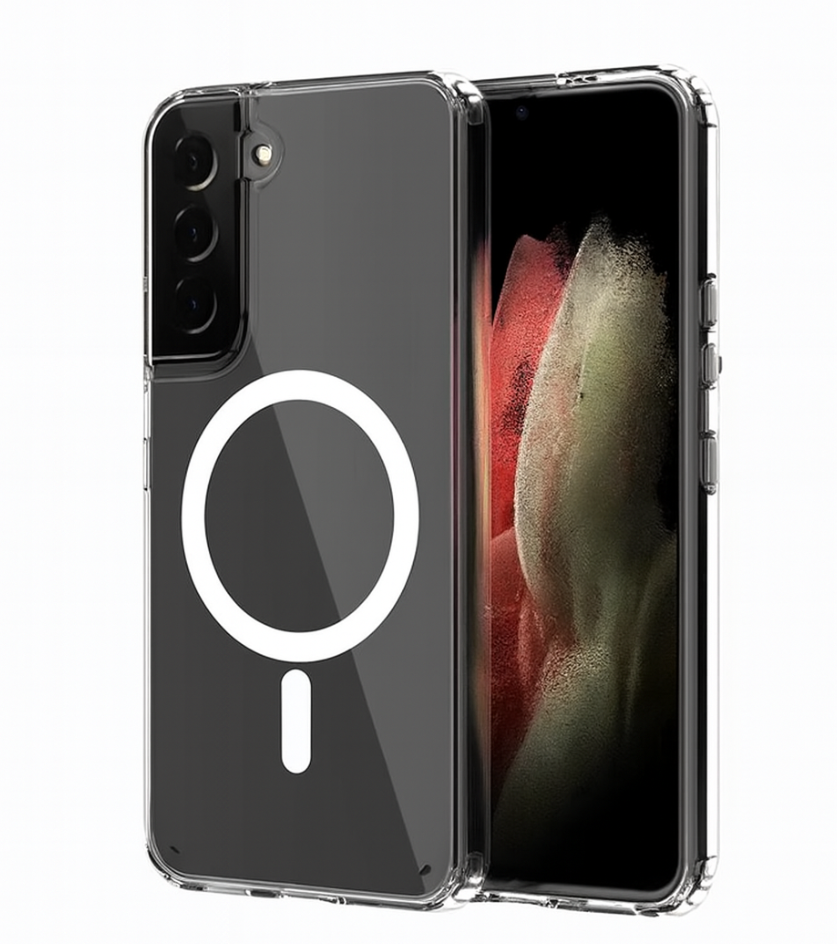 Coque MagSafe transparente Samsung | Beauty phone 