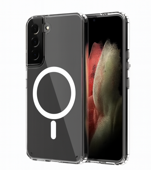 Coque MagSafe transparente Samsung | Beauty phone 