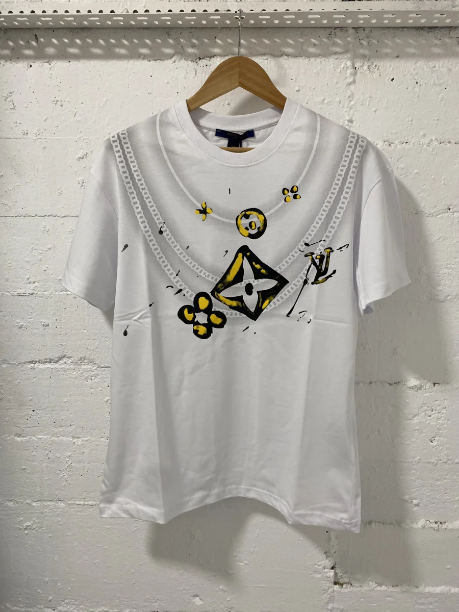 Louis Vuitton T-Shirt White Maison | MASSIMOLUXURYOUTLET