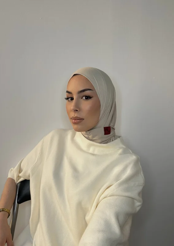Hijab WM instantaneo Beige | WASIRA
