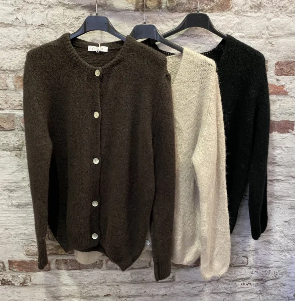 Gilet baby alpaga | Jus de coco