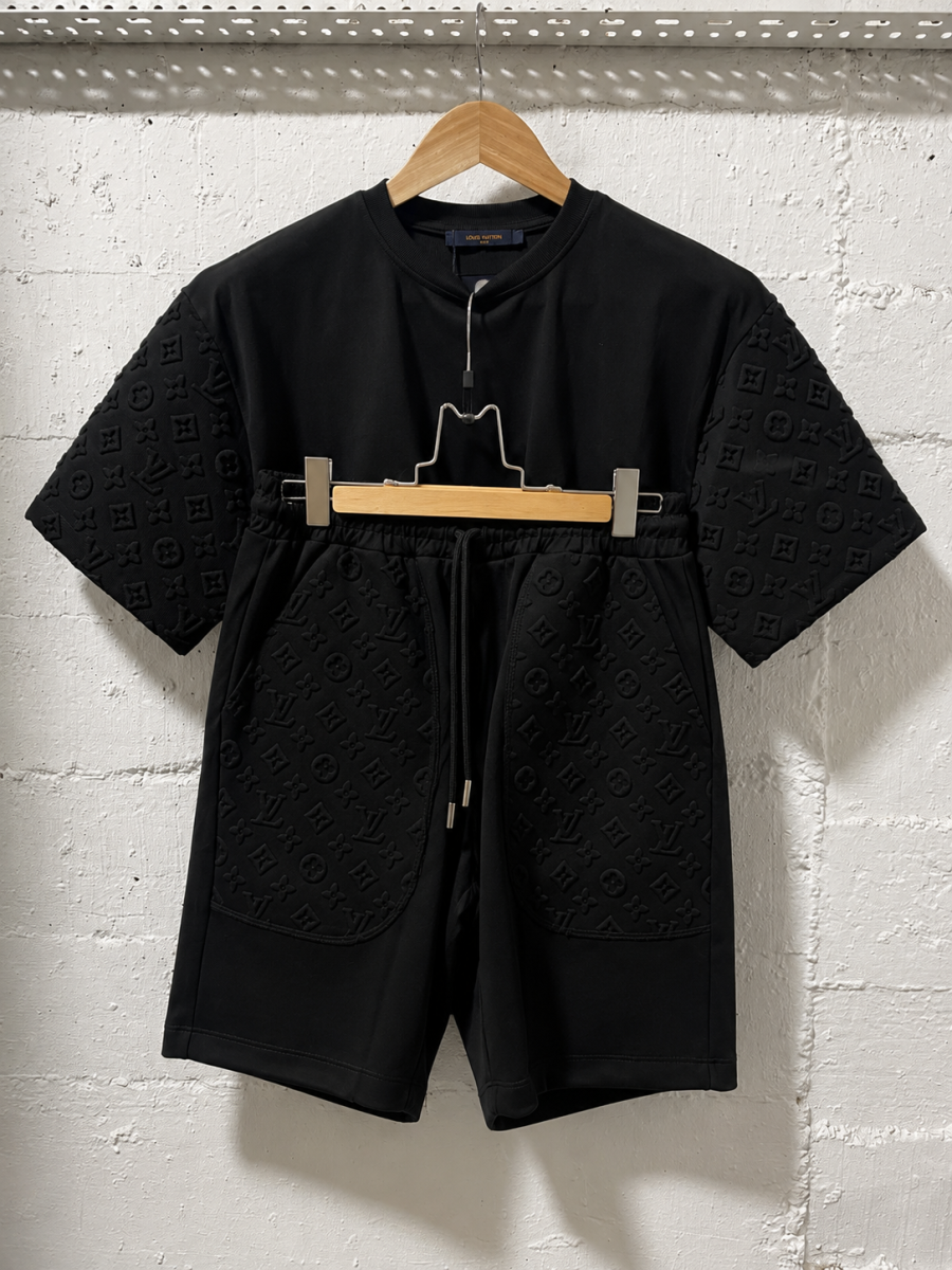 Louis Vuitton Tracksuit Embossed Monogram Black | 