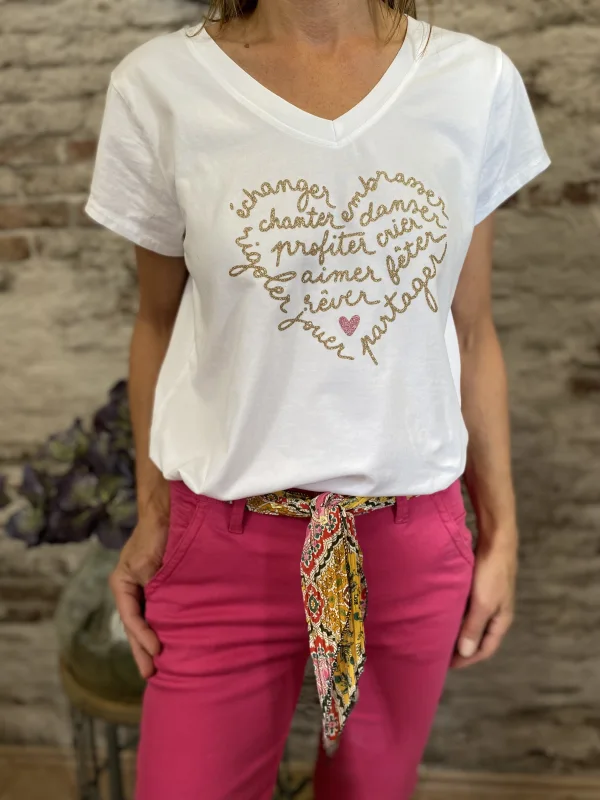 Tee shirt échanger embrasser | Jus de coco 