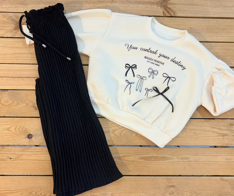 Ensemble black noeuds 🎗️ 4 & 6 ans  | Lena in Love 