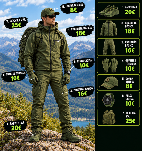 Uniforme + Complementos | Soldado Templario