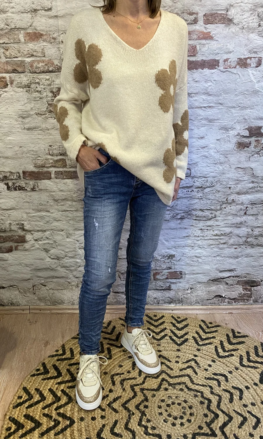Pull fleurs | Jus de coco 
