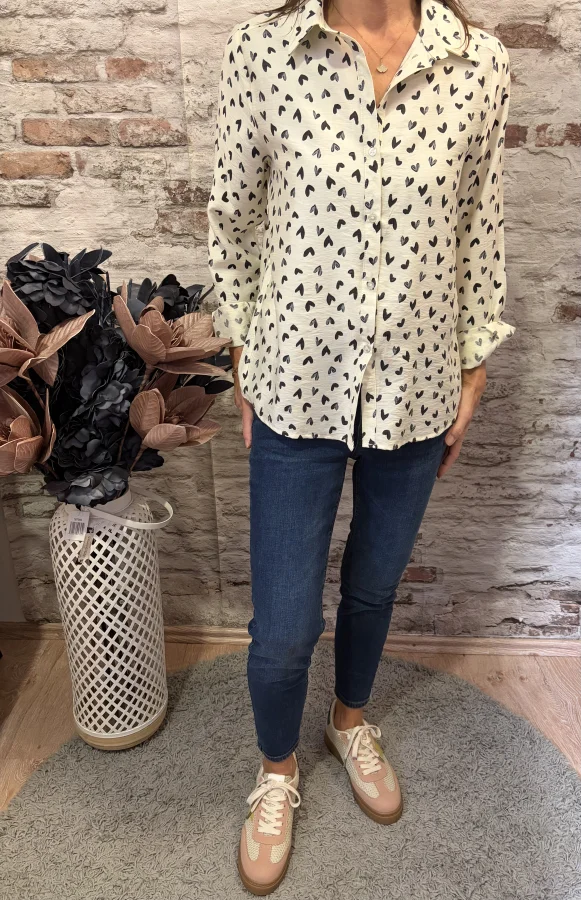 Chemise coeur | Jus de coco 