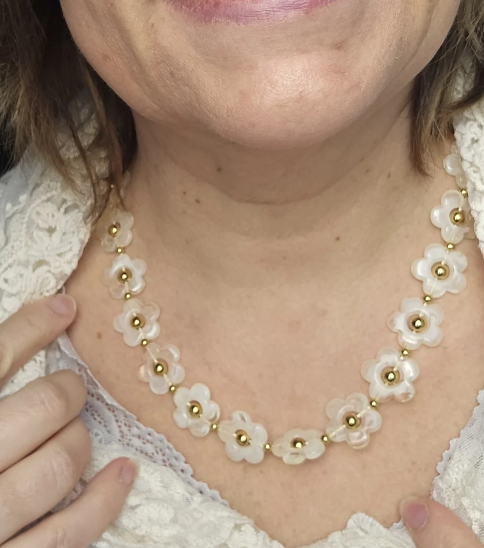 collier fleur | Chez Florem