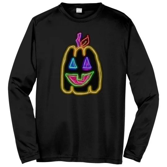 💠NFT NEON PUMPKIN 1💠 ATHLETIC PERFORMANCE LONG SLEEVE TEE | 💠 ℕ𝔽𝕋 𝕄𝕖𝕣𝕔𝕙 💠