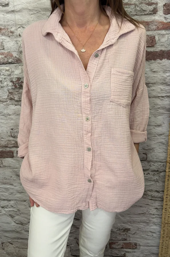 Chemise gaz de coton | Jus de coco 