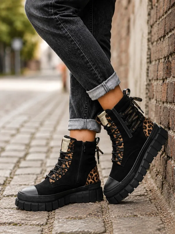 Leo Chunky Boot 🖤🐆 | Lieblings Schuhe