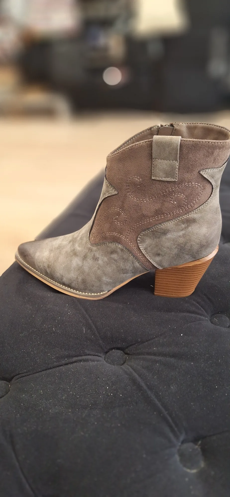 Santiag taupe élégant  | Rynalife