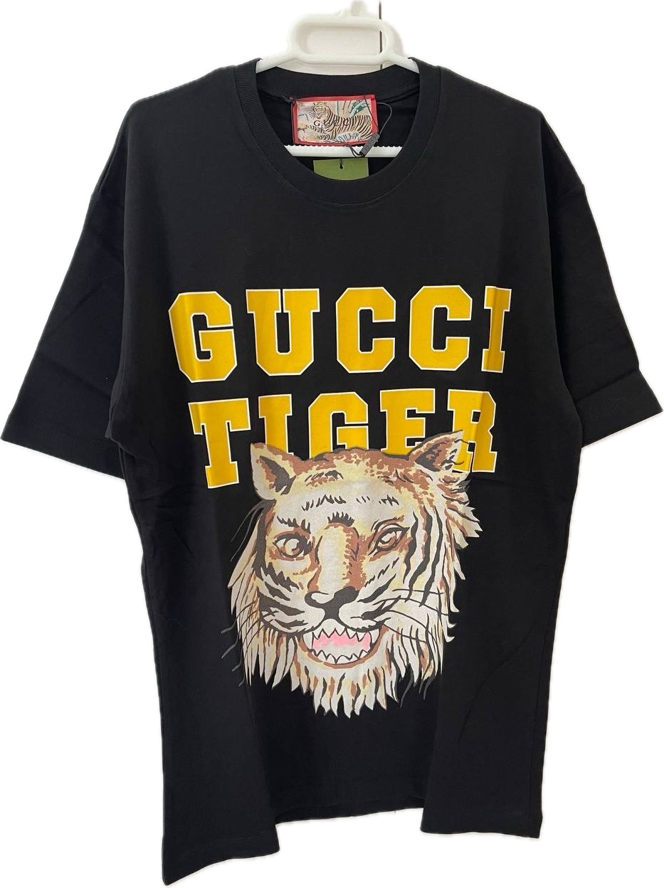 Gucci T-Shirt Tiger Black  | MASSIMOLUXURYOUTLET