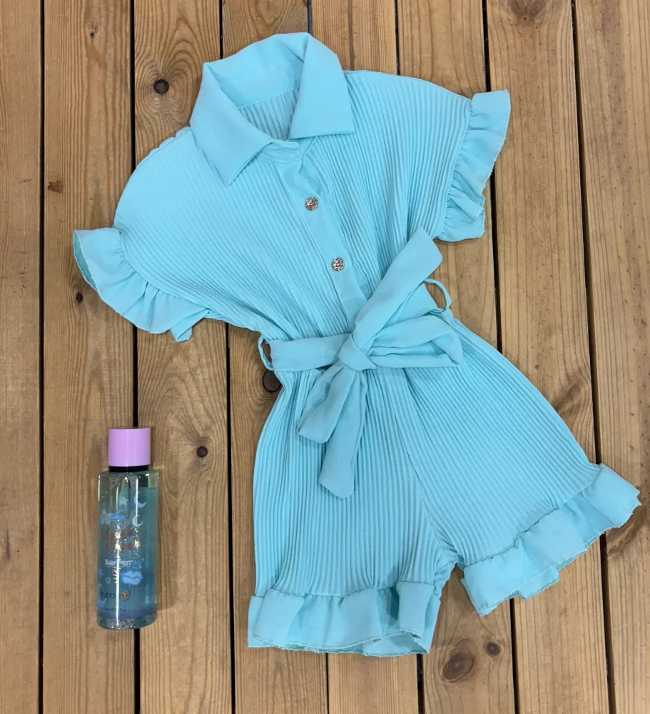 Combi turquoise plissée | Lena in Love 