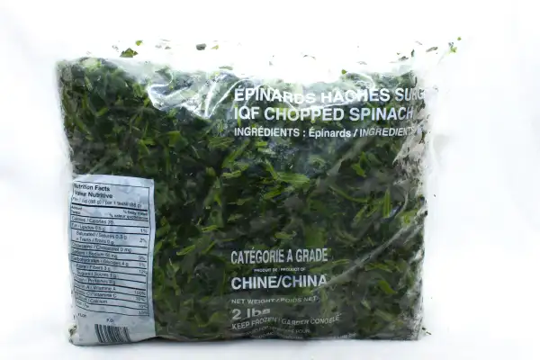 Frozen Chopped Spinach Leaves | Premium Source