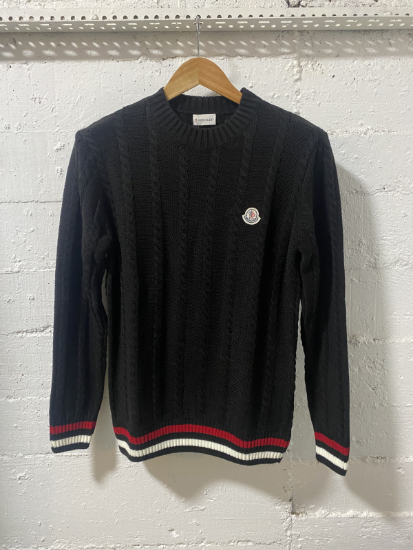 Moncler Cotton Sweater Black  | 
