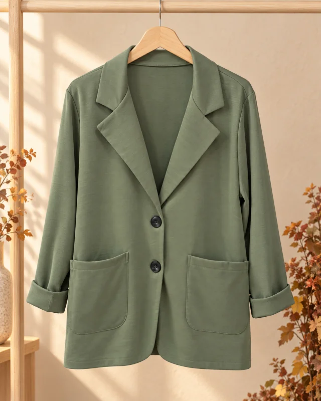 Blazer " billie" kaki 38 au 44 | Les Chics Filles by Sab
