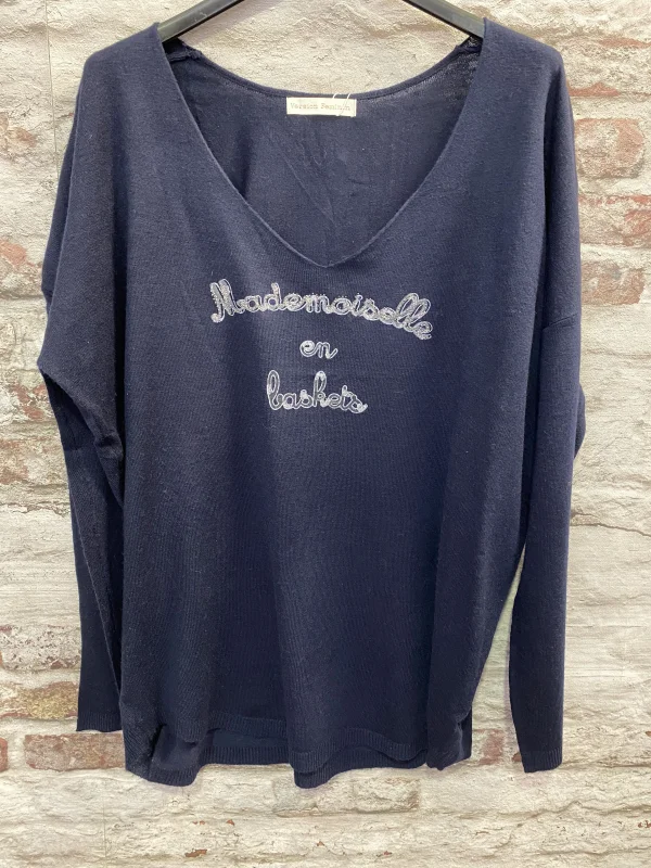 Pull fin mademoiselle en baskets | Jus de coco 