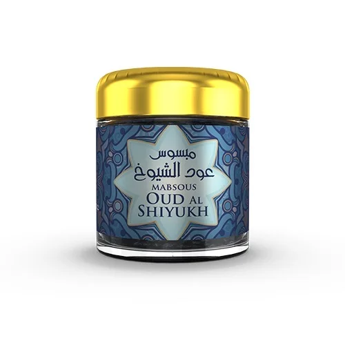 MABSOUS OUD (ENCENS OUDH EN POUDRE) OUD AL SHIYUKH 30GR | AMCOSMETIK