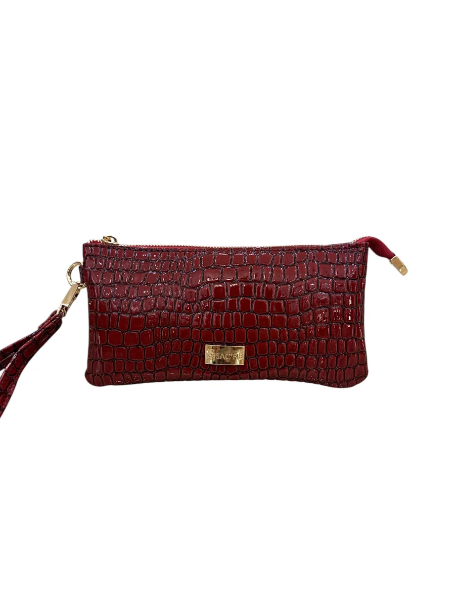 Raven Croco Verni Rouge | Sac'ré