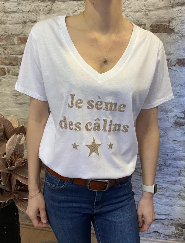 Tshirt je seme des câlins  | Jus de coco 