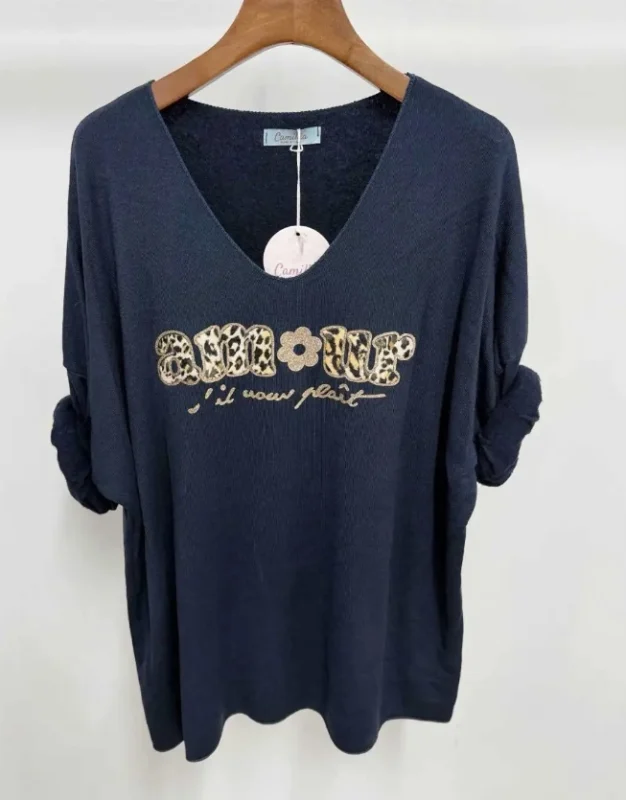Pull amour manche longue polaire | Jus de coco 