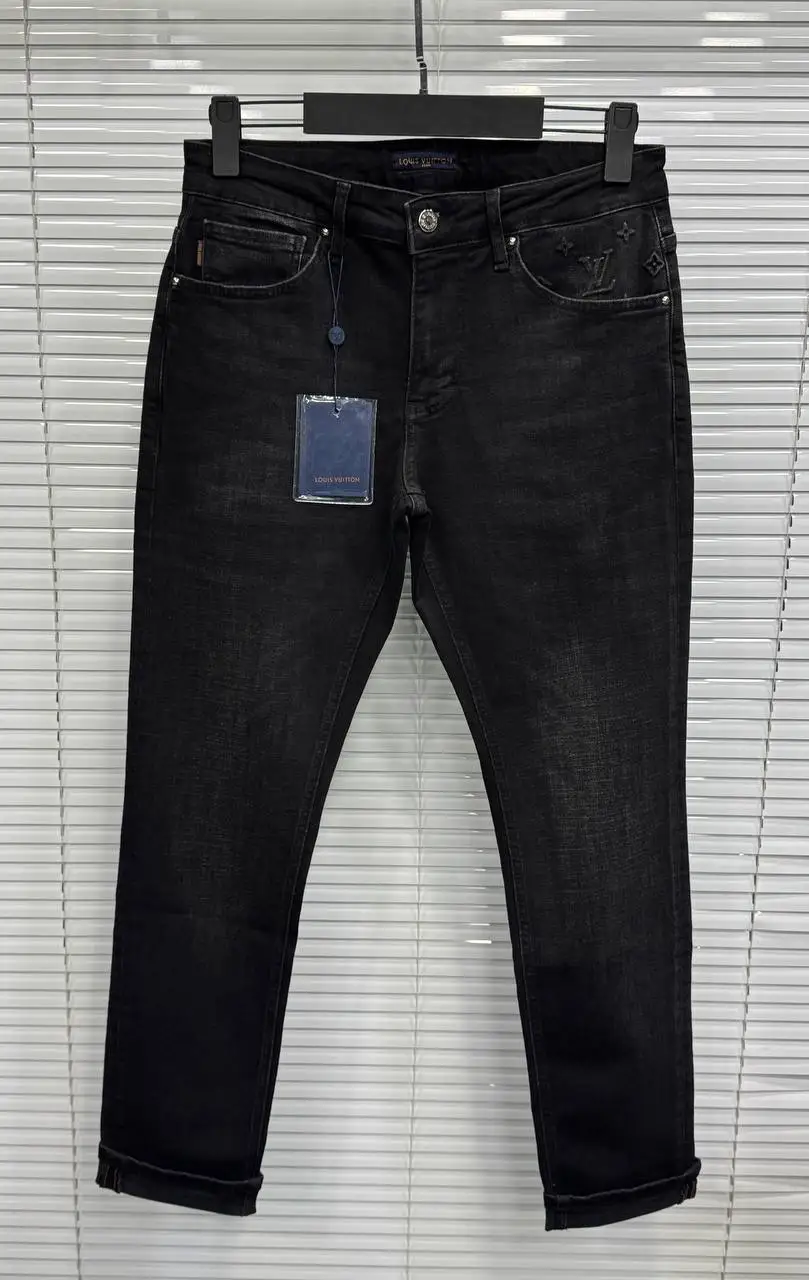Louis Vuitton Denim Pants Black/Black | MASSIMOLUXURYOUTLET
