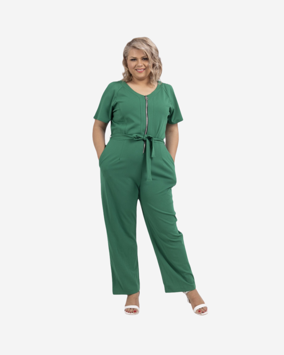 Combinaison Zippée Grande Taille - Kelie | Dîna Shop'